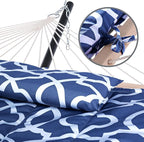 SUNCREAT Hammocks Replacement Hammock for Stand, 475 lbs Capacity, Two Person Backyard Hammock with Pad for Outside, Dark Gray Pattern