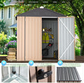 Storage Shed 6 x 4 ft Metal Garden Shed with Lockable Double Doors