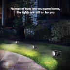 LemonBest Landscape Lights - 5W 110V Outdoor Spotlight - Waterproof IP65-3000K Cool White LED Landscape Lights - 5ft Cable for Yard Garden Patio Driveway House (Include Spike) (4 Pack)