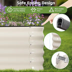 GoCampDriect 4 in 1 Raised Garden Bed - 5x3x1.4ft Galvanized Raised Garden Boxes Outdoor Corrosion Resistant | Variable Shape 6x2x1.4ft Metal Raised Garden Beds for Planting Vegetable, Fruits,Flower
