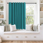 Blackout Curtains 63 inches Long for Living Room – W100 x L63, 1 Panel