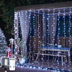 Curtain String Lights 900 LED Cool White Outdoor Waterproof 9.5 x 29.5 ft