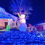 String Lights 66ft 200-LED Blue Outdoor Waterproof