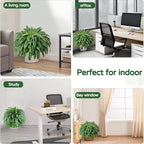 128 Leaves Fake Ferns, Large Artificial Boston Fern, Faux Fern Plants for Home, Office, Garden Indoor Outdoor Decoration(49 inch,1pack)