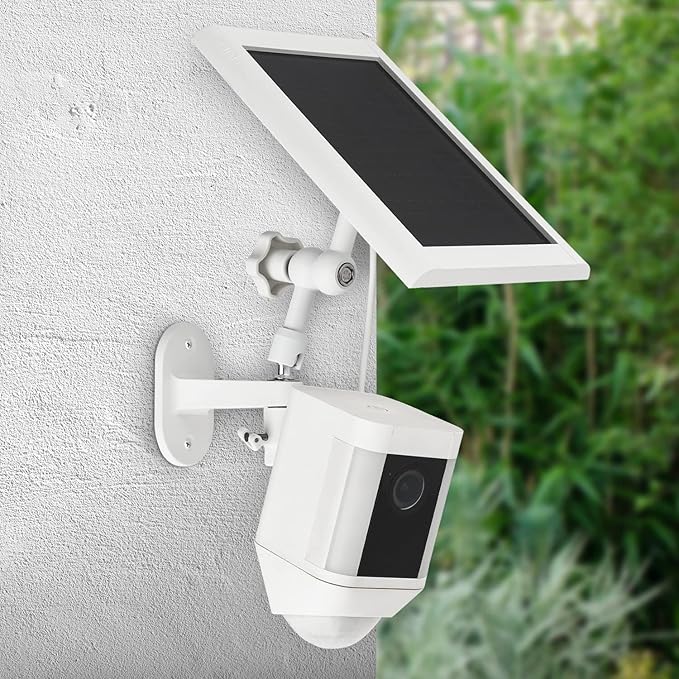 ALERTCAM 2-in-1 Wall Mount for Solar Panel, Stick Up Cam Battery, Spotlight Cam and Spotlight Cam Plus/Pro(Battery), Adjustable Angle to Get Maximum Sunlight for Your Solar Panel