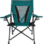 Kijaro XXL Dual Lock Portable Camping Chair - Supports Up to 400lbs - Enjoy The Outdoors in a Versatile Folding Sports & Outdoor Chair