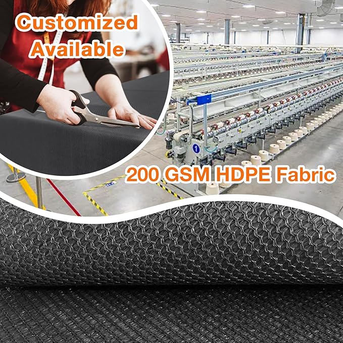 Artpuch Outdoor Pergola Shade Cover 10x18 FT Sun Shade Cloth with Grommets Dark Grey 90% UV Protection Canopy Patio Privacy Screen (Customized Available)