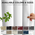 Joydeco Blackout Door Curtain for Doorway Privacy 90 Inches Long, Grommet Closet Curtain for Open Closet, Room Divider for Bedroom Living Room (Pure White 52Wx90L, 1 Panel)