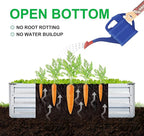 Galvanized Raised Garden Bed 2pcs Pack - Metal Raised Bed Garden Kit 4'x8'x1' for Flower Planters, Vegetables Herb