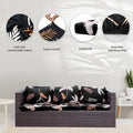 Cushion Covers, 8 Pack Stretch Microfiber Outdoor Slipcovers, Coconut Forest