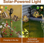 LOVERUIS Solar Watering Can Light - Solar Garden Light with 8 Color Changing Modes, IP65 Waterproof, Perfect Garden Decor for Outside, Patio, Wedding & Lawn Gift for Women, Mom, Grandma