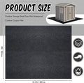 Storage Shed Floor Mat 8 x 12.5 ft Felt Top PE Base Carport Mat