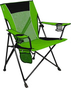 Kijaro Dual Lock Portable Camping Chairs - Enjoy the Outdoors with a Versatile Folding Chair, Sports Chair, Outdoor Chair & Lawn Chair - Dual Lock Feature Locks Position – Ireland Green