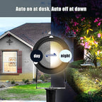 20W Dusk to Dawn Led Outdoor Light 120V 3000K 2000lm Warm White LED Spot Lights Outdoor Landscape Spotlights with Photocell Sensor IP65 Waterproof Spot Lights for Yard Flag Garden Tree, 2 Pack