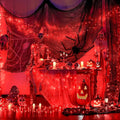 Red String Lights, 500 LEDs, 173 ft, Indoor Outdoor
