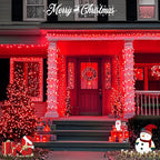 Red String Lights, 500 LEDs, 173 ft, Indoor Outdoor