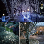 String Lights 500 LED, 165ft Waterproof Outdoor Plug-In, White