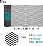 Decorative Fences Black Plastic Netting, 15.7 in x 32.8 ft Roll