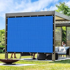 Artpuch Outdoor Pergola Shade Cover 5' X 10' Sun Shade Cloth with Grommets, 90% UV Protection Canopy Patio Privacy Screen (Customized Available) GN107, Blue