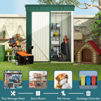Gizoon 5' x 3'Outdoor Storage Shed - Image 5