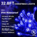 String Lights, 400 LED, 33 ft, with 8 Lighting Modes