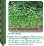 Xiny Tool Garden Stakes, 15 Pack 8 FT Steel Plant Garden Tomato Stakes with Plastic Coat for Climbing Plants (96 Inch)