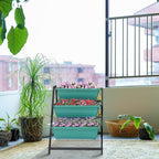 Vertical Garden Planter, Raised Garden Beds Outdoor with Drainage System for Vegetables, Flowers, Herbs, Sturdy Planters for Outdoor Plants (Green, 39.6 X 25.6 X 30.7 Inch)