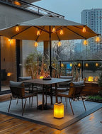 Outdoor Patio String Lights 50ft: ST38 LED Shatterproof Bulbs 3 Modes Button Control - Waterproof Connectable Lights - Wedding Bistro Party Backyard Gazebo Decorative