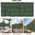 Faux Ivy Privacy Fence Screen Outdoor Expandable Artificial Greenery Roll Fake - Image 5