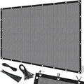 Artpuch 90% Sun Shade Cloth, 4 x 6 FT Pergola Shade Cover Canopy with Grommets, Sun Screen Fabric Tarp for Patio, Outdoor, Garden, Backyard, Light Grey