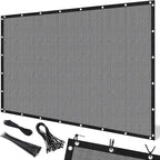 Artpuch 90% Sun Shade Cloth, 4 x 6 FT Pergola Shade Cover Canopy with Grommets, Sun Screen Fabric Tarp for Patio, Outdoor, Garden, Backyard, Light Grey