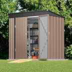 Gizoon 6' x 4' Outdoor Storage Shed - Image 2