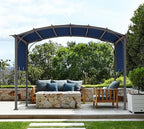 85''x 208'' Universal Doubleton Steel Pergola Replacement Cover for Pergola L-PG080PST, (Navy Blue)