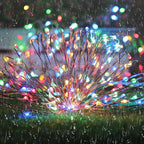 Joomer Solar Fairy Lights, 4-Pack Total 104FT 320LED Solar String Lights Outdoor Waterproof 8 Lighting Modes for Fence Party Garden Patio Yard Home Holiday Tree Outdoor Decoration (Multicolor)