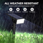 Solar Spot Lights Outdoor, Solar Lights Outdoor Waterproof IP65, 4 Brightness Modes Dusk to Dawn Landscape Spotlights for Yard Garden Pathway Porch Tree House Decoration, Cool White, 6 Pack