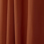 NICOLE MILLER NEW YORK Canvas Indoor/Outdoor Grommet Top Curtain Panel Pair, 54"x84", Orange Marmalade