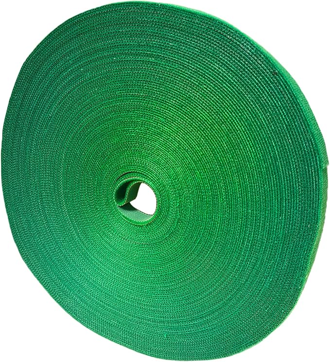 Garden Tie Green Tape, Plant Supports, Gentle On Plants (98.4ft × 0.6 inch, 1 roll, Green)