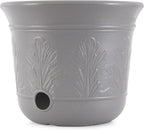 Suncast 300 Foot Heavy Duty 5 Gallon Decorative Plastic Hose Pot for Expandable and Lightweight Hoses, Ideal for Garden, Patio and Backyard Use