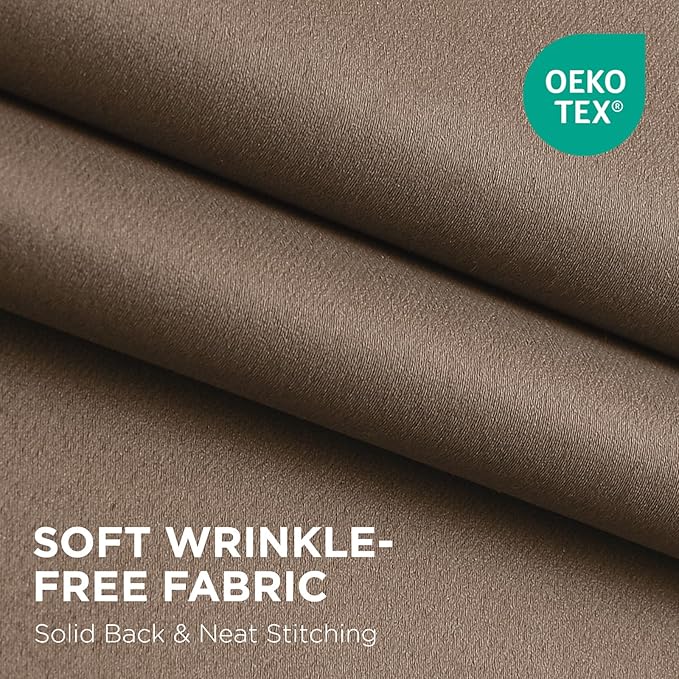 Blackout Door Curtain for Doorway Privacy – Khaki, 40Wx78L, 1 Panel