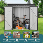 Gizoon 6' x 4' Outdoor Storage Shed - Image 5