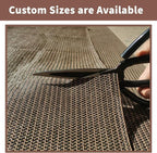 SUNNY GUARD Customized 2'6''x28' Brown Balcony Privacy Screen, 91% Shade - Image 7