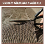 SUNNY GUARD Customized 2'6''x20' Brown Balcony Privacy Screen, 91% Shade - Image 7