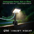 Solar Fence Lights Outdoor, 3CCT Motion Sensor Clip On Light - Image 4
