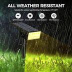 Solar Spot Lights Outdoor, Solar Lights Outdoor Waterproof IP65, 4 Lighting Modes Solar Powered Spotlights Yard Garden Landscape Pathway Solar Security Lights for Outside (Warm White, 6 Pack)