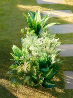 Artificial Greenery Plants, 14 Pieces in 11 Varieties, UV-Resistant Plastic