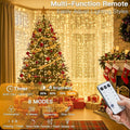 Curtain String Lights 600 LED Warm White with 8 Modes