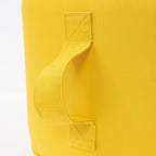QILLOWAY Indoor/Outdoor Inflatable Stool,Round Ottoman,All Weather Foot Rest for Camping or Home,Yellow