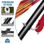PNAEUT Hammocks and Stand Double (Red)