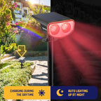 Kyosho IP67 Waterproof Color Solar Spot Lights Outdoor, Color Changing Outdoor Halloween Lights, RGBW Multicolor Solar Spotlight with 9 Modes for Lawn, Pathway, Yard, 8 Pack