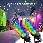 12W RGBW Color Changing Landscape Spotlights, 110V Plug-in Outdoor LED Spot Lights with Remote Control, IP65 Waterproof Garden Tree Lights for Yard Pathway Halloween Christmas Decoration (6 Pack)